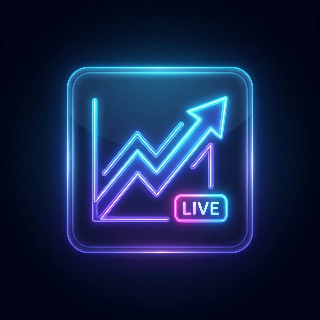 Live market data icon